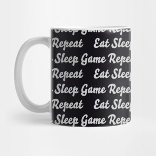 Eat Sleep Game Repeat - Pattern Mug